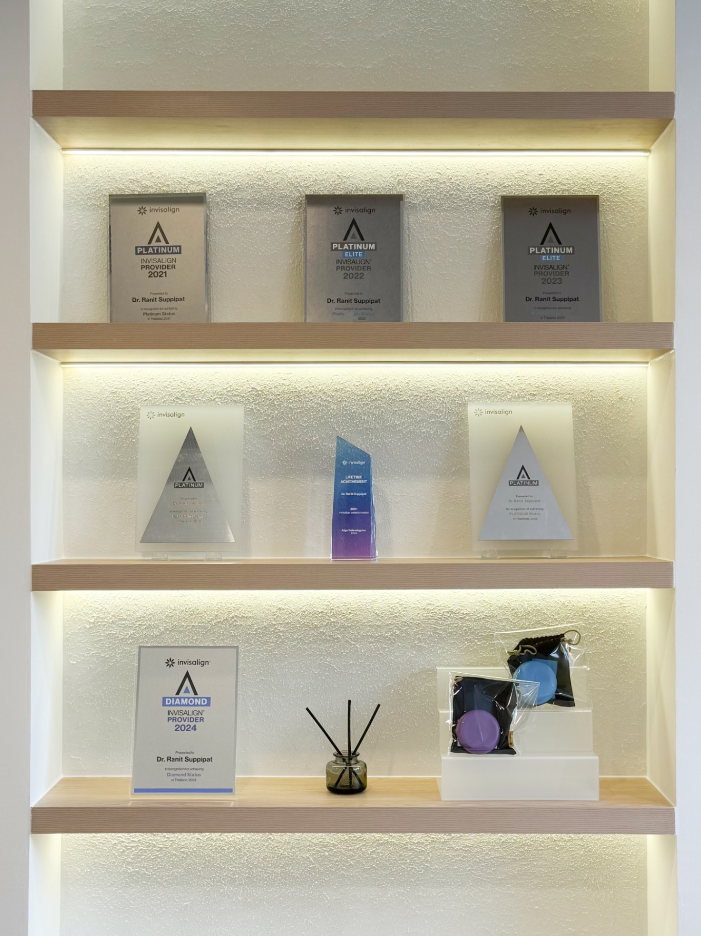 Invisalign Diamond and Platinum provider awards